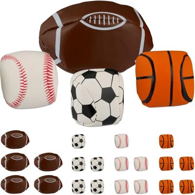 RELAXDAYS - Set 24 Palline - Ø50 mm - Multicolor - Juggling Balls RELAXDAYS - Set 24 Palline - Ø50 mm - Multicolor - Juggling Balls