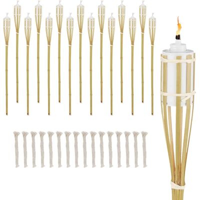Relaxdays Fackel 16er Set Gartenfackeln Relaxdays Fackel 16er Set Gartenfackeln