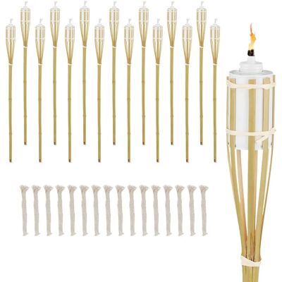 Relaxdays Fackel 16er Set Gartenfackeln Relaxdays Fackel 16er Set Gartenfackeln