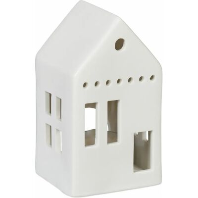 Relaxdays 10049343 Candle Holder - White Minimalist Ceramic House for Tealights Relaxdays 10049343 Candle Holder - White Minimalist Ceramic House for Tealights