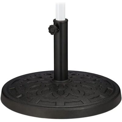 Relaxdays Supporto Ombrellone - Nero - 38-50 mm Relaxdays Supporto Ombrellone - Nero - 38-50 mm