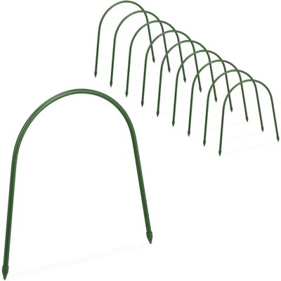 Relaxdays växthus-tunnelingar - Grön, 31x33cm, 10-pack Relaxdays växthus-tunnelingar - Grön, 31x33cm, 10-pack