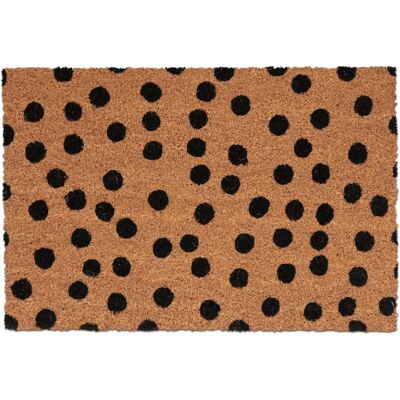 Felpudo de coco Relaxdays - Natural/Negro - 60x40 cm - Alfombra de puerta Felpudo de coco Relaxdays - Natural/Negro - 60x40 cm - Alfombra de puerta