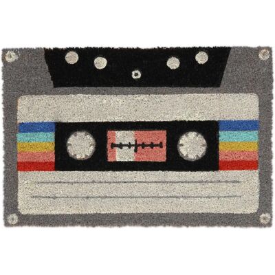 Relaxdays Tapis d'Entrée - Design Rétro Cassette 60x40cm - Publicité Relaxdays Tapis d'Entrée - Design Rétro Cassette 60x40cm - Publicité