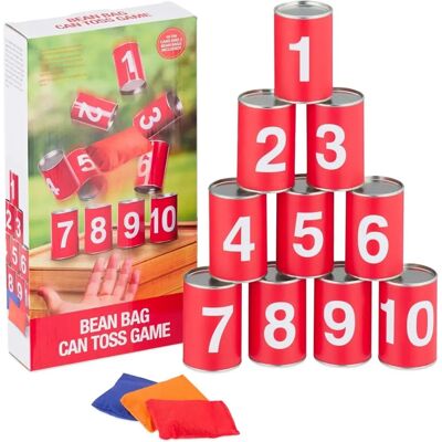 Relaxdays Dosenwerfen - Jeu Relaxdays Dosenwerfen - Jeu