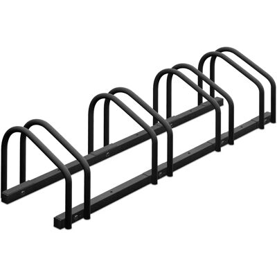 Relaxdays Soporte para Bicicletas - 4 Bicis Acero Antracita Relaxdays Soporte para Bicicletas - 4 Bicis Acero Antracita