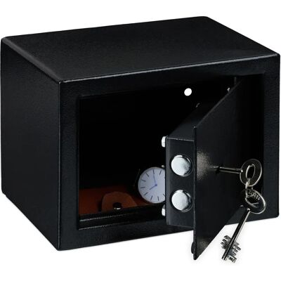 Relaxdays Wandtresor - 17x23x17 cm - Schwarz Relaxdays Wandtresor - 17x23x17 cm - Schwarz