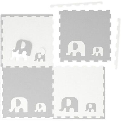 Relaxdays - Puzzlematte 60x60 - Grau/Weiß - Puzzlematte Relaxdays - Puzzlematte 60x60 - Grau/Weiß - Puzzlematte