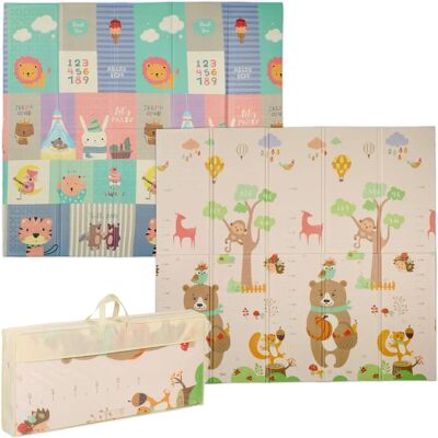 Relaxdays Baby Spielmatte - Faltbar, Ungiftig, 200x180cm Relaxdays Baby Spielmatte - Faltbar, Ungiftig, 200x180cm