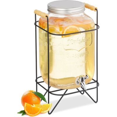 Relaxdays - Dispensador - 8 L - Vidrio - Dispensador de bebidas Relaxdays - Dispensador - 8 L - Vidrio - Dispensador de bebidas