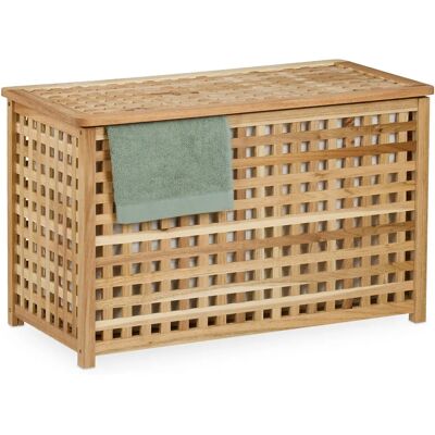 Relaxdays Wäschekorb Natur - 90L Relaxdays Wäschekorb Natur - 90L