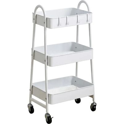 Relaxdays - 4052025823535 - Kunststoff - Weiß - Utility Shelf Relaxdays - 4052025823535 - Kunststoff - Weiß - Utility Shelf