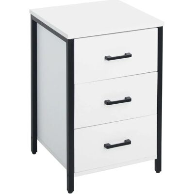 Relaxdays - 4052025824105 - Black/White - Nachttisch Relaxdays - 4052025824105 - Black/White - Nachttisch