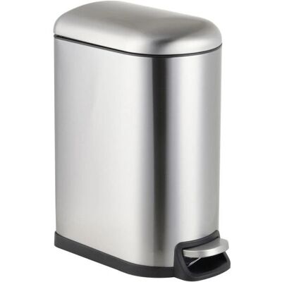 Relaxdays - 10051995_55 - 10 L - Silver - Trash can Relaxdays - 10051995_55 - 10 L - Silver - Trash can