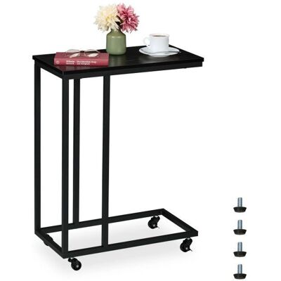 Relaxdays - Forma C - 79x60x30 cm - Schwarz - Tisch Relaxdays - Forma C - 79x60x30 cm - Schwarz - Tisch