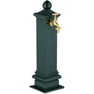 Relaxdays Antike Gartenvase mit Goldarmatur - 47x14x18,5cm Relaxdays Antike Gartenvase mit Goldarmatur - 47x14x18,5cm