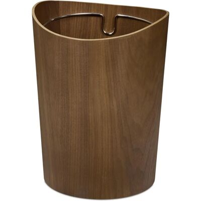 Relaxdays Houtlook 9L Rond Vuilnisbak - Prullenbak Relaxdays Houtlook 9L Rond Vuilnisbak - Prullenbak