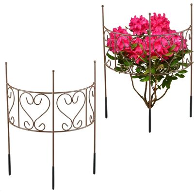 RELAXDAYS Steel Plant Support - Supporto per Arbusti, 2 pz. RELAXDAYS Steel Plant Support - Supporto per Arbusti, 2 pz.