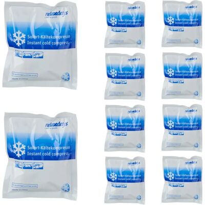 RELAXDAYS Ghiaccio Istantaneo - Farmaci Freddi - 14,5x12,5 cm RELAXDAYS Ghiaccio Istantaneo - Farmaci Freddi - 14,5x12,5 cm