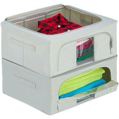 Relaxdays - Aufbewahrungsbeutel-Set - 22L - Storage bag set Relaxdays - Aufbewahrungsbeutel-Set - 22L - Storage bag set