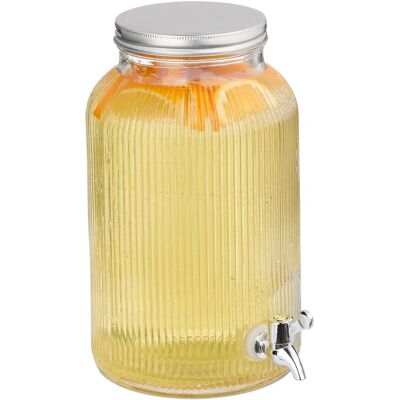 Relaxdays Dispensador de Bebidas - 4L/5L Vidrio Vintage Relaxdays Dispensador de Bebidas - 4L/5L Vidrio Vintage