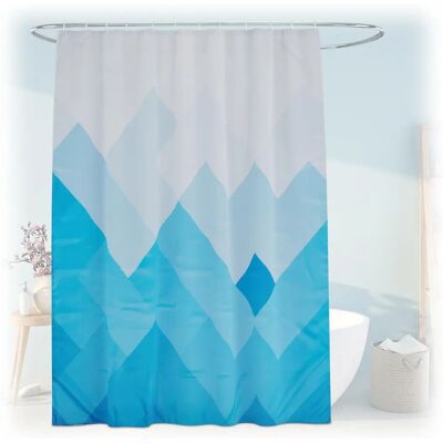 Tenda da Doccia in Poliestere Impermeabile RELAXDAYS - 180x200 cm Tenda da Doccia in Poliestere Impermeabile RELAXDAYS - 180x200 cm