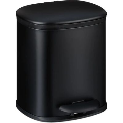 Relaxdays - Waste Bin 5L with Pedal, Matte Finish, 2 Removable Bins - Bathroom Relaxdays - Waste Bin 5L with Pedal, Matte Finish, 2 Removable Bins - Bathroom