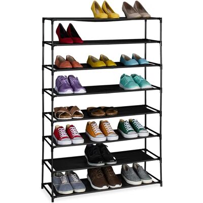 RELAXDAYS Étagère à chaussures - Gain de place Métal et Tissu - 3 Étagères - Publicité RELAXDAYS Étagère à chaussures - Gain de place Métal et Tissu - 3 Étagères - Publicité