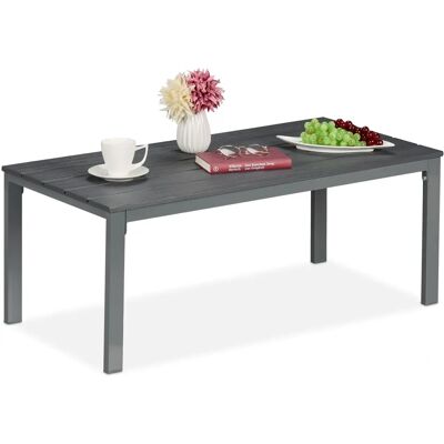 Tavolo da Giardino Relaxdays - 39x98x48 cm - Resistente alle Intemperie Tavolo da Giardino Relaxdays - 39x98x48 cm - Resistente alle Intemperie
