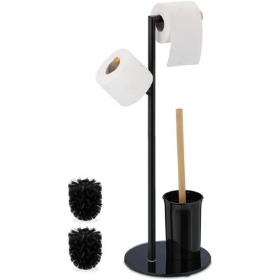 Relaxdays Scopino e Portarotolo - Set Bagno Relaxdays Scopino e Portarotolo - Set Bagno