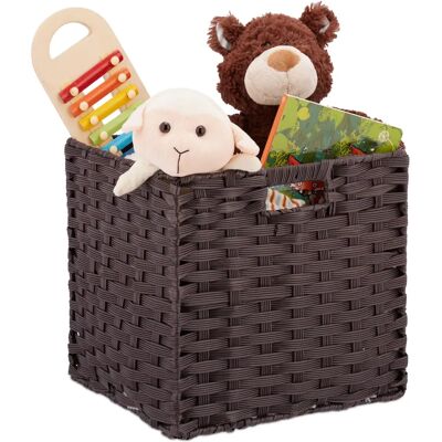 Relaxdays Opbergmand - Vouwbaar, 25L, Kunststof & Metaal Relaxdays Opbergmand - Vouwbaar, 25L, Kunststof & Metaal