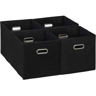 RELAXDAYS Set di Scatole Organizer in Tessuto - 30x30x30cm - Pieghevoli RELAXDAYS Set di Scatole Organizer in Tessuto - 30x30x30cm - Pieghevoli