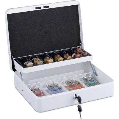 Relaxdays Geldkist - Met Slot, IJzer, 8.5x30.5x24.5 cm Relaxdays Geldkist - Met Slot, IJzer, 8.5x30.5x24.5 cm