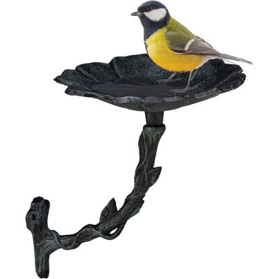 Relaxdays Abbeveratoio e Mangia Uccelli - Ghisa Resistente alle Intemperie - Montaggio a Parete - Vari Uccelli Relaxdays Abbeveratoio e Mangia Uccelli - Ghisa Resistente alle Intemperie - Montaggio a Parete - Vari Uccelli