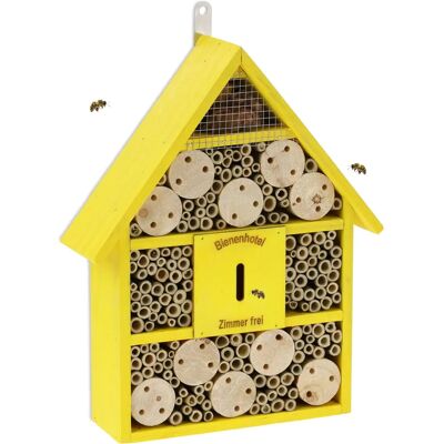 Relaxdays Insect Hotel - Garden Wooden Bamboo Shelter for Bees Relaxdays Insect Hotel - Garden Wooden Bamboo Shelter for Bees