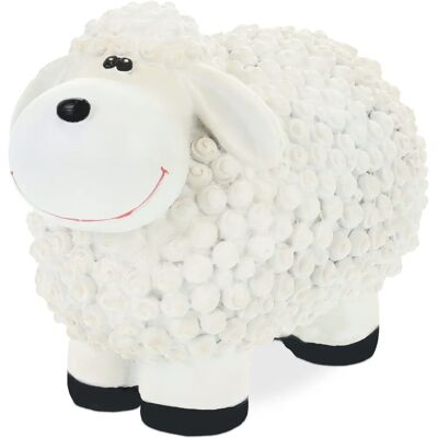 Relaxdays Wit Schaap Tuindecoratie - Binnen & Buiten Relaxdays Wit Schaap Tuindecoratie - Binnen & Buiten