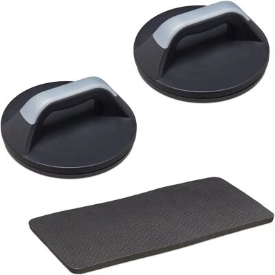 RELAXDAYS Push Up Handtag - Set 2 Fitness Dumbbells & Mat RELAXDAYS Push Up Handtag - Set 2 Fitness Dumbbells & Mat