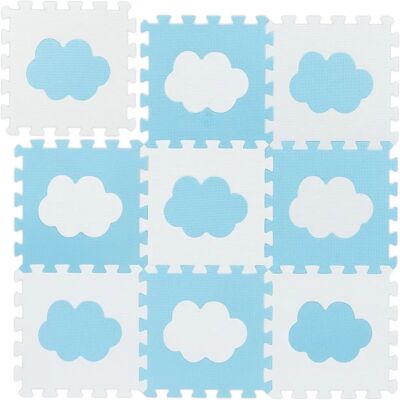 Relaxdays Baby Puzzle Mat with Cloud Design - Play & Protect Relaxdays Baby Puzzle Mat with Cloud Design - Play & Protect