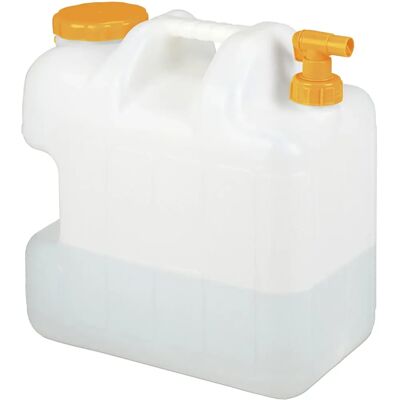 Conteneur d'eau Relaxdays 25L bouteille portable sans BPA Blanc Orange - Publicité Conteneur d'eau Relaxdays 25L bouteille portable sans BPA Blanc Orange - Publicité
