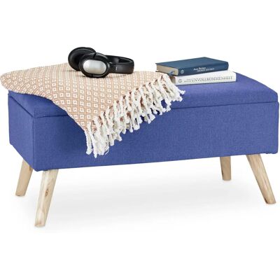 Relaxdays Opbergbank - Stof & Hout Relaxdays Opbergbank - Stof & Hout