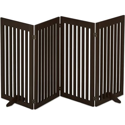 Relaxdays Kindersicherheitsgitter - 92x205cm Braun Relaxdays Kindersicherheitsgitter - 92x205cm Braun