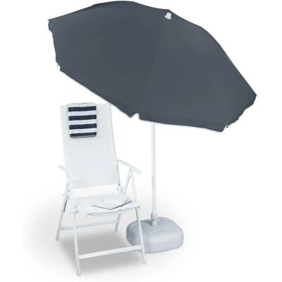 Relaxdays 180 Cm Sun Umbrella - Sun Protection Relaxdays 180 Cm Sun Umbrella - Sun Protection