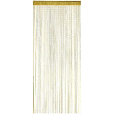Relaxdays Gardinavdelare - Justerbar, Guld, Polyester Relaxdays Gardinavdelare - Justerbar, Guld, Polyester