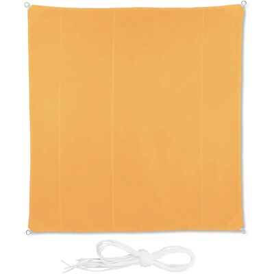 Relaxdays Parasol Carré Jaune 5x5m avec Protection UV - Publicité Relaxdays Parasol Carré Jaune 5x5m avec Protection UV - Publicité