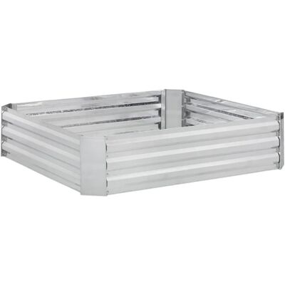 Relaxdays Zinc-Coated Metal Garden Planter - Raised Bed for Herbs, Flowers, Veggies Relaxdays Zinc-Coated Metal Garden Planter - Raised Bed for Herbs, Flowers, Veggies