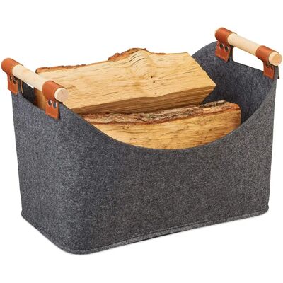 RELAXDAYS Bolsa de fieltro - Leña, Juguetes, Diseño Moderno RELAXDAYS Bolsa de fieltro - Leña, Juguetes, Diseño Moderno