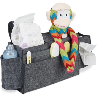 RELAXDAYS Bettenorganizer mit 8 Fächern RELAXDAYS Bettenorganizer mit 8 Fächern