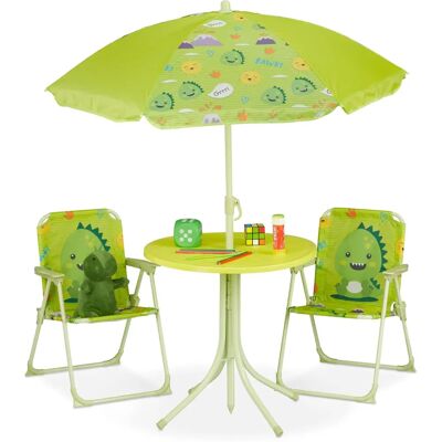 Relaxdays Kindermöbelset mit Sonnenschirm Relaxdays Kindermöbelset mit Sonnenschirm