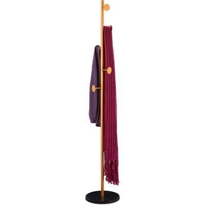 Relaxdays Free-standing Coat Rack - Modern Steel & Marble Stand Relaxdays Free-standing Coat Rack - Modern Steel & Marble Stand