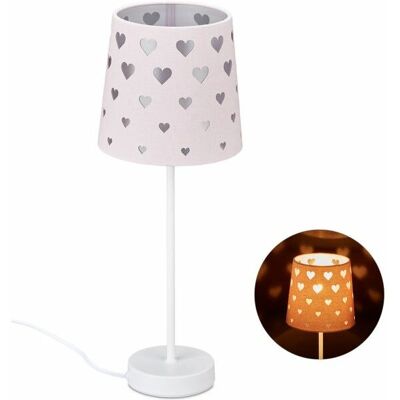 Relaxdays Różowa dziecięca lampa stołowa - Lampa stołowa Relaxdays Różowa dziecięca lampa stołowa - Lampa stołowa